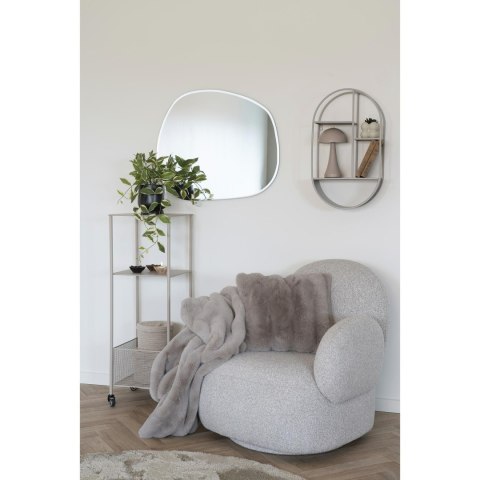 Poduszka dekoracyjna Galena szara 45x45 House Nordic do salonu i sypialni ( Rozmiar: uniwersalny )