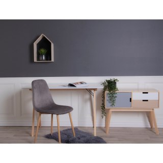 Poduszka na krzesło futerko jagnięce House Nordic dekoracyjna do salonu 50x85 cm ( Rozmiar: uniwersalny )