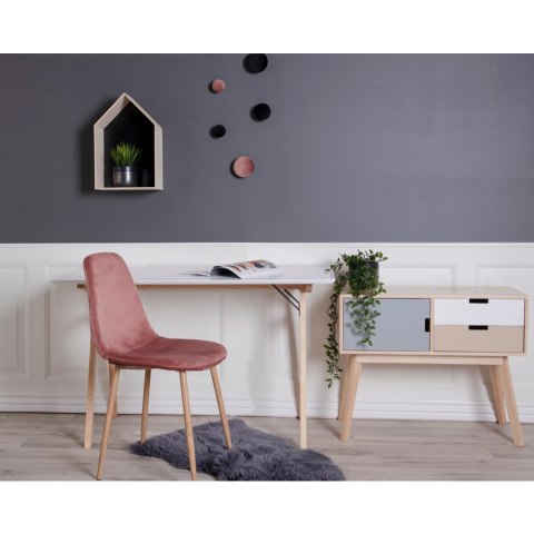 Poduszka na krzesło futerko jagnięce House Nordic dekoracyjna do salonu 50x85 cm ( Rozmiar: uniwersalny )
