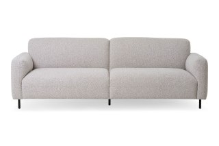 Sofa Salvador nierozkładana boucle beżowa skandynawska trzyosobowa do salonu Intesi ( Rozmiar: uniwersalny )