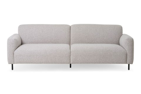 Sofa Salvador nierozkładana boucle beżowa skandynawska trzyosobowa do salonu Intesi ( Rozmiar: uniwersalny )