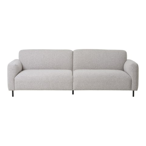 Sofa Salvador nierozkładana boucle beżowa skandynawska trzyosobowa do salonu Intesi ( Rozmiar: uniwersalny )