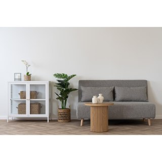 SOFA ROZKŁADANA LYKKE INTESI, SZARA KANAPA, FUNKCJA SPANIA, SKANDYNAWSKA