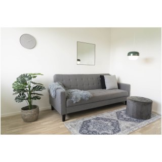 Sofa rozkładana Milton szara dwuosobowa z pojemnikiem na pościel do salonu styl skandynawski Intesi ( Rozmiar: uniwersalny )