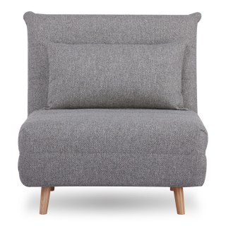 Sofa rozkładana jednoosobowa Marlow 1 szara skandynawska do salonu i pokoju młodzieżowego ( Rozmiar: uniwersalny )