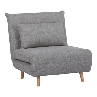 Sofa rozkładana jednoosobowa Marlow 1 szara skandynawska do salonu i pokoju młodzieżowego ( Rozmiar: uniwersalny )