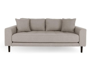 Sofa trzyosobowa Lido Intesi beżowa nowoczesna do salonu skandynawska z podłokietnikami ( Rozmiar: uniwersalny )