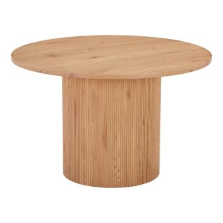 Stół okrągły Boavista 120 cm naturalny do jadalni nowoczesny drewniany House Nordic ( Rozmiar: uniwersalny )