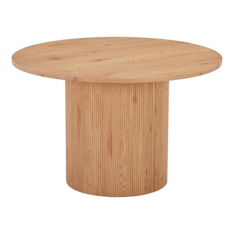Stół okrągły Boavista 120 cm naturalny do jadalni nowoczesny drewniany House Nordic ( Rozmiar: uniwersalny )
