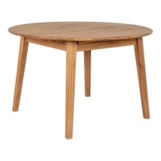 Stół okrągły rozkładany Metz dębowy do jadalni 118-158 cm ( Rozmiar: uniwersalny )