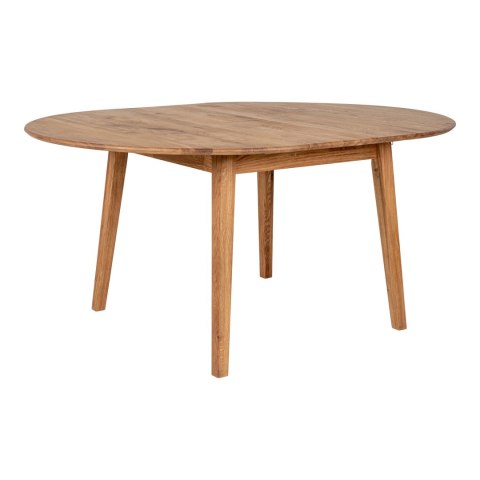 Stół okrągły rozkładany Metz dębowy do jadalni 118-158 cm ( Rozmiar: uniwersalny )