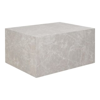 Stolik kawowy Prague szary marmur 60x80 cm nowoczesny prostokątny do salonu Intesi ( Rozmiar: uniwersalny )