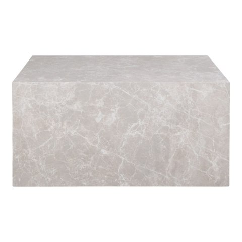 Stolik kawowy Prague szary marmur 60x80 cm nowoczesny prostokątny do salonu Intesi ( Rozmiar: uniwersalny )