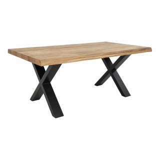 Stolik kawowy Toulon 70x120 cm dębowy prostokątny industrialny do salonu Intesi ( Rozmiar: uniwersalny )