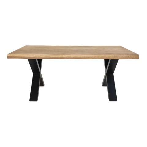 Stolik kawowy Toulon 70x120 cm dębowy prostokątny industrialny do salonu Intesi ( Rozmiar: uniwersalny )