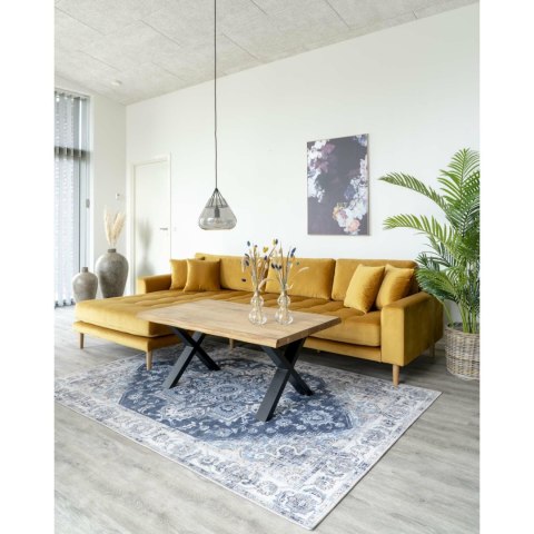 Stolik kawowy Toulon 70x120 cm dębowy prostokątny industrialny do salonu Intesi ( Rozmiar: uniwersalny )