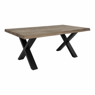 Stolik kawowy Toulon prostokątny 70x120 cm dębowy industrialny do salonu Intesi ( Rozmiar: uniwersalny )