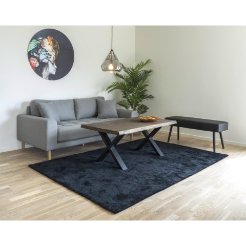 Stolik kawowy Toulon prostokątny 70x120 cm dębowy industrialny do salonu Intesi ( Rozmiar: uniwersalny )