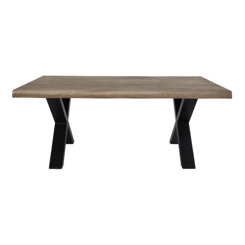 Stolik kawowy Toulon prostokątny 70x120 cm dębowy industrialny do salonu Intesi ( Rozmiar: uniwersalny )