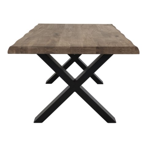 Stolik kawowy Toulon prostokątny 70x120 cm dębowy industrialny do salonu Intesi ( Rozmiar: uniwersalny )