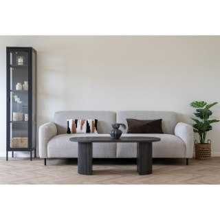 Stolik kawowy owalny drewniany Boavista Intesi skandynawski do salonu 120x60 cm brązowy ( Rozmiar: uniwersalny )