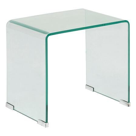 Zestaw 2 stolików Lenia szkło transparentne ( Rozmiar: uniwersalny )