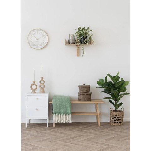Carmel koc wełniany zielony 130x170 ciepły pled na kanapę salon ( Rozmiar: uniwersalny )