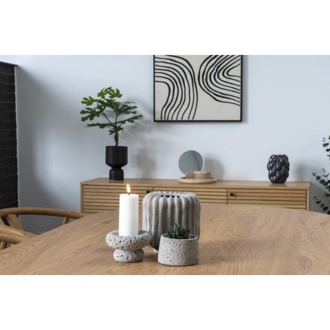 House Nordic taca dekoracyjna okrągła trawertyn 25,5 cm beżowa nowoczesna ( Rozmiar: uniwersalny )