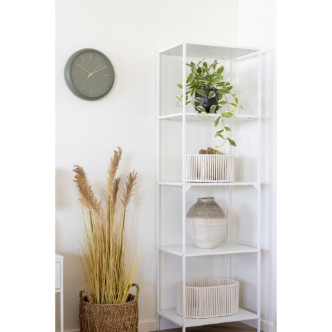 House Nordic wazon ceramiczny biało-zielony 30,5 cm dekoracyjny do salonu ( Rozmiar: uniwersalny )