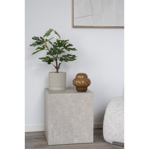House Nordic wazon szklany brązowy boho dekoracyjny do salonu 17 cm ( Rozmiar: uniwersalny )