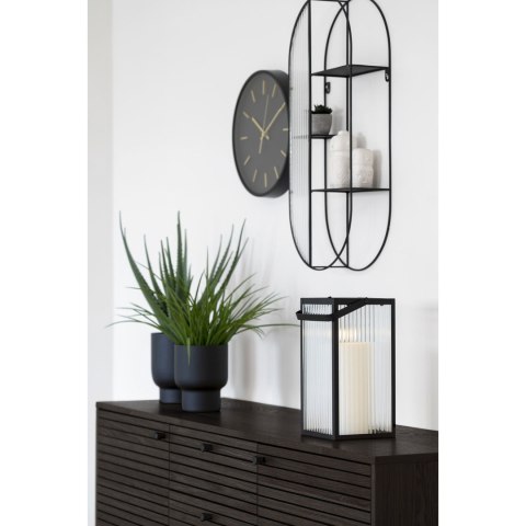 Komoda Kyoto fornir dębowy dymiony ryflowana 150 cm do salonu ( Rozmiar: uniwersalny )