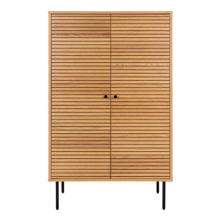 Komoda Kyoto wysoka skandynawska na nóżkach dąb do salonu 80 cm ( Rozmiar: uniwersalny )