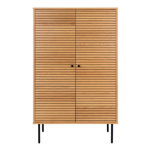 Komoda Kyoto wysoka skandynawska na nóżkach dąb do salonu 80 cm ( Rozmiar: uniwersalny )