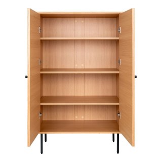 Komoda Kyoto wysoka skandynawska na nóżkach dąb do salonu 80 cm ( Rozmiar: uniwersalny )