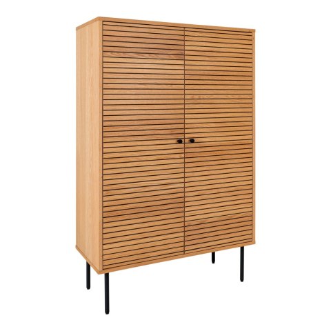Komoda Kyoto wysoka skandynawska na nóżkach dąb do salonu 80 cm ( Rozmiar: uniwersalny )