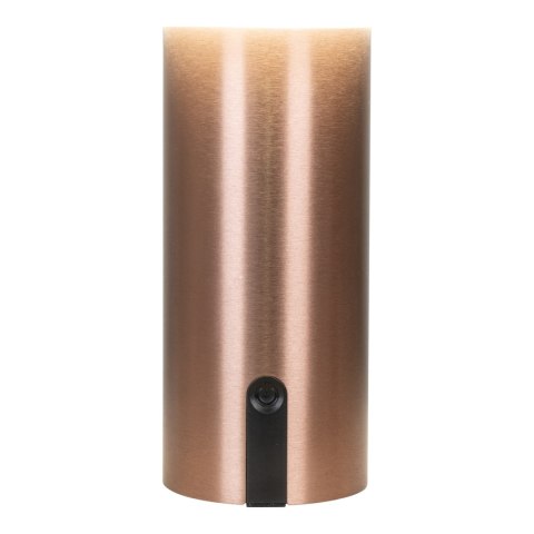Lampa ogrodowa LED Soham nowoczesna miedziano-biała IP44 na taras USB ( Rozmiar: uniwersalny )