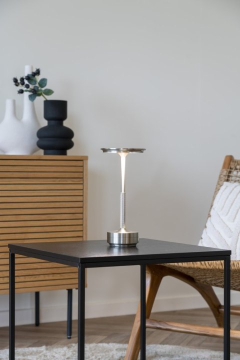 Lampka nocna LED Lyneham srebrna dotykowa ze ściemniaczem House Nordic ( Rozmiar: uniwersalny )