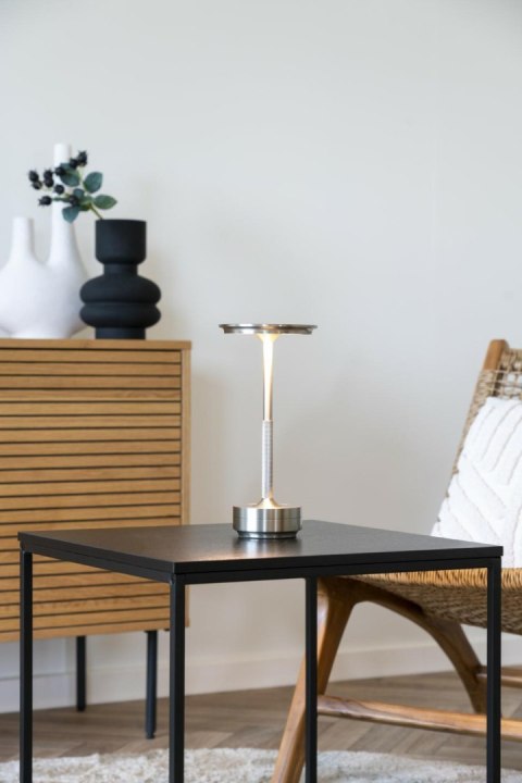 Lampka nocna LED Lyneham srebrna dotykowa ze ściemniaczem House Nordic ( Rozmiar: uniwersalny )