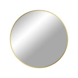 Lustro okrągłe 60 cm Madrid w złotej ramie do salonu i sypialni House Nordic ( Rozmiar: uniwersalny )