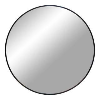 Lustro okrągłe 80 cm Madrid House Nordic czarne do salonu w metalowej ramie ( Rozmiar: uniwersalny )