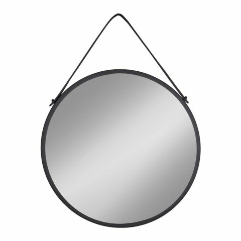 Lustro okrągłe Trapani 60 cm w czarnej ramie do przedpokoju i salonu House Nordic ( Rozmiar: uniwersalny )