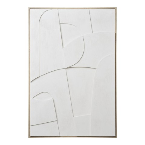 Obraz dekoracyjny Madeline No.2 biały 60x90 cm do salonu i sypialni ( Rozmiar: uniwersalny )