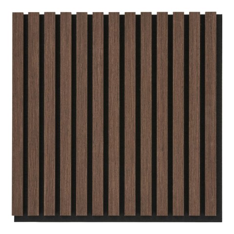 Panel ścienny 3D akustyczny House Nordic Acoustic orzech do salonu 52x52 cm ( Rozmiar: uniwersalny )