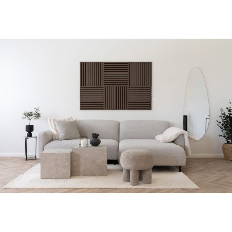 Panel ścienny 3D akustyczny House Nordic Acoustic orzech do salonu 52x52 cm ( Rozmiar: uniwersalny )