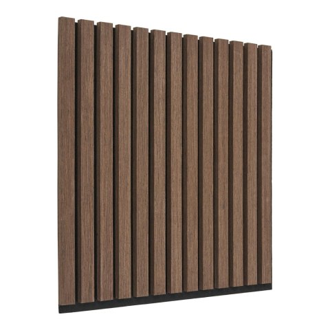 Panel ścienny 3D akustyczny House Nordic Acoustic orzech do salonu 52x52 cm ( Rozmiar: uniwersalny )