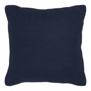 Poduszka dekoracyjna Santos 45x45 granatowa bawełniana do salonu ( Rozmiar: uniwersalny )