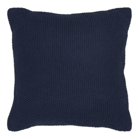 Poduszka dekoracyjna Santos 45x45 granatowa bawełniana do salonu ( Rozmiar: uniwersalny )