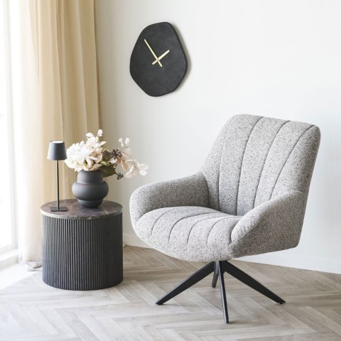 Rota stolik kawowy okrągły imitacja marmuru ciemnobrązowy 45 cm ( Rozmiar: uniwersalny )