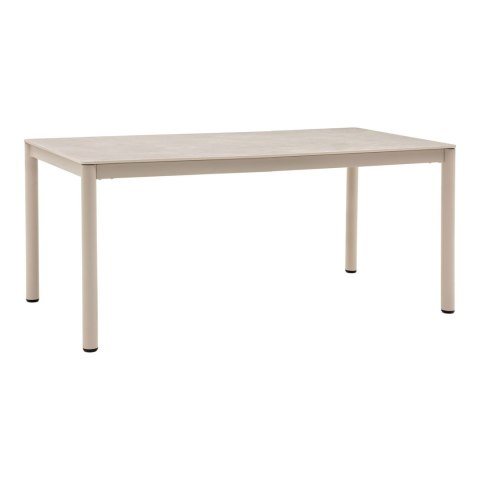 Stół Alcudia piaskowy do jadalni 200x90 nowoczesny ceramika aluminium ( Rozmiar: uniwersalny )