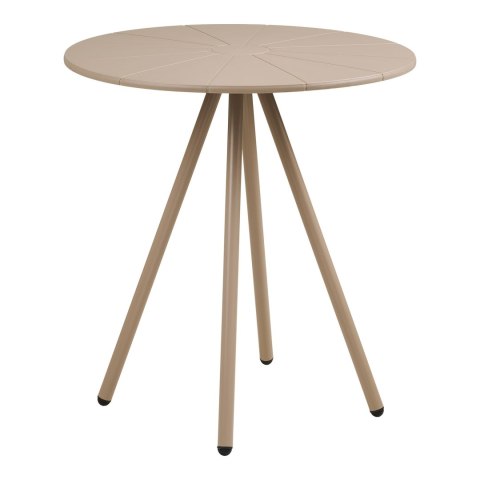 Stół Barletta bistro okrągły taupe 70 cm do ogrodu i na taras ( Rozmiar: uniwersalny )